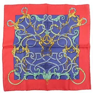 Hermes Carre 45 L'INSTRVCTION DV ROY Silk Scarf Re